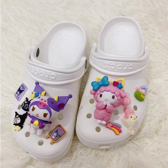 Shoes Charm Pack - Purple & Pink Kuromi - Picture 2 of 4
